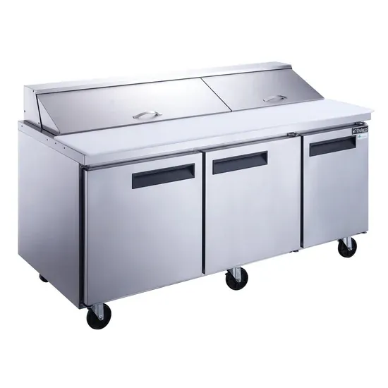 Refrigerated prep table