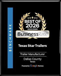 Best of 2026 award — BusinessRate, trailer manufacturer, Dallas County